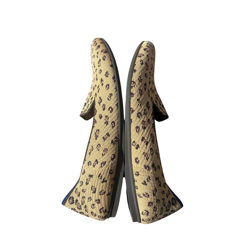 Rothy’s 8.5 The Loafer in Cheetah Leopard Ballet Flats Slip On Round Toe Shoes‎ - Picture 6 of 8